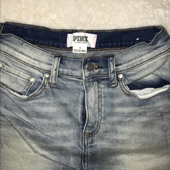 DENIM SHORTS victoria secret pink - Picture 2 of 3